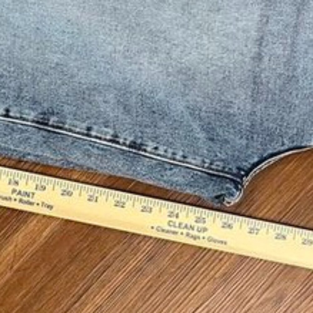 BP. 90s High Rise Straight Leg Acid Wash Jeans Blue Denim – Size 25 – NWOT - Picture 5 of 14